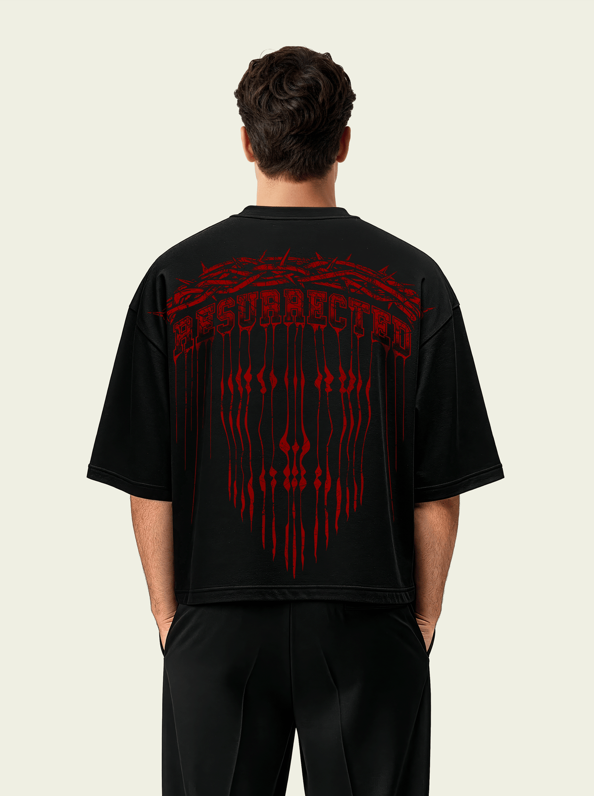 280gsm Resurrected Drip Cropped