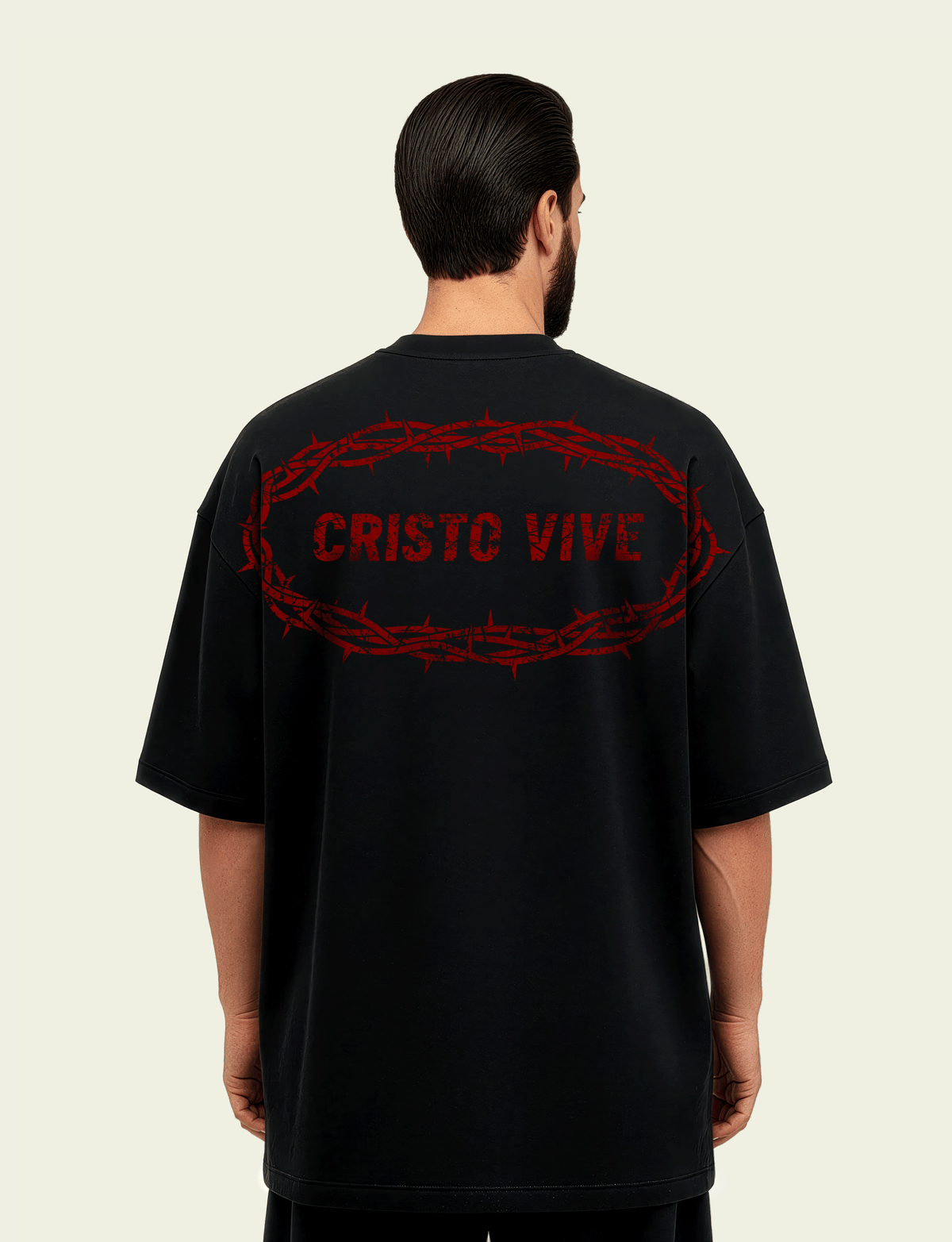425gsm Cristo Vive Back