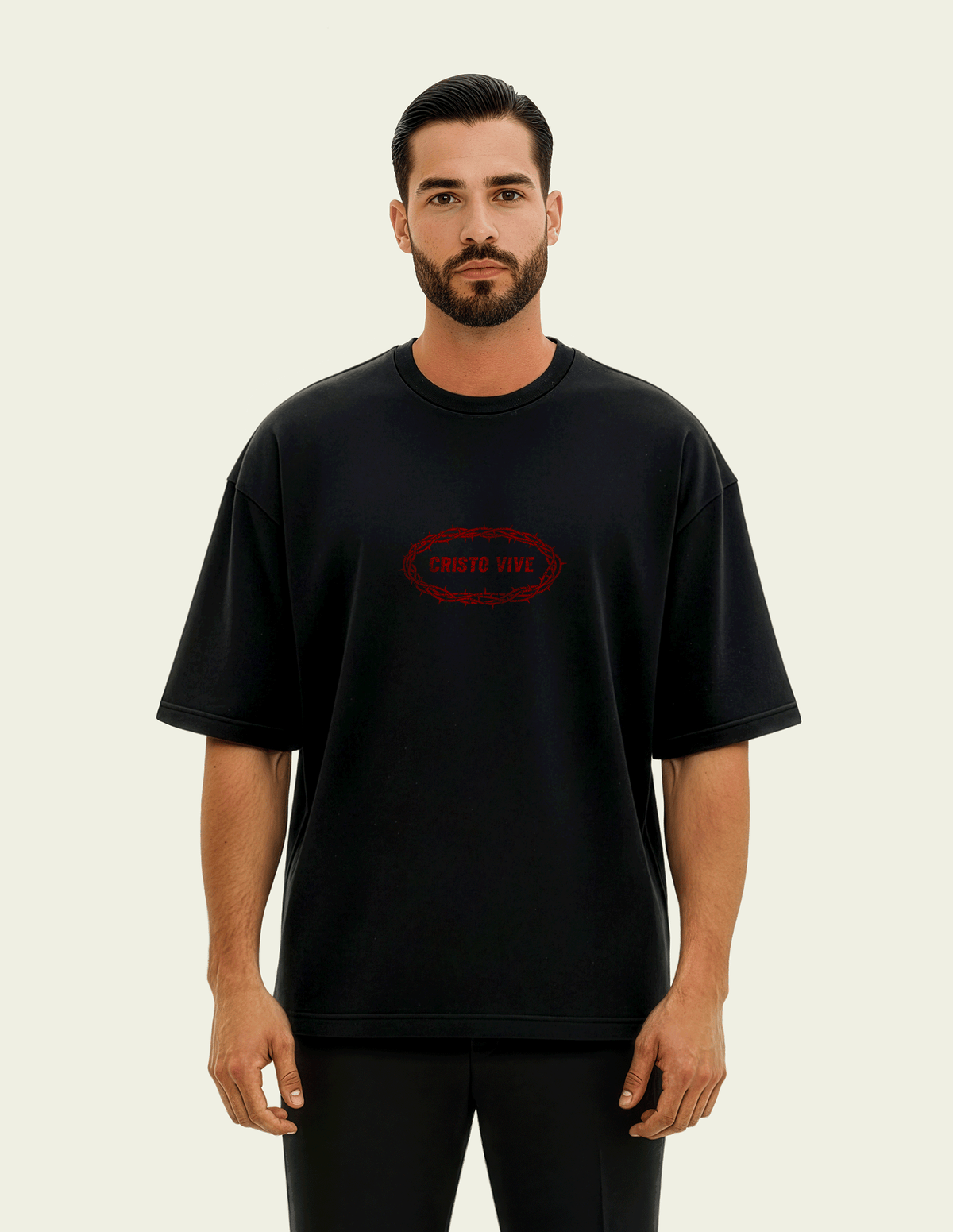 280gsm Cristo Vive Front