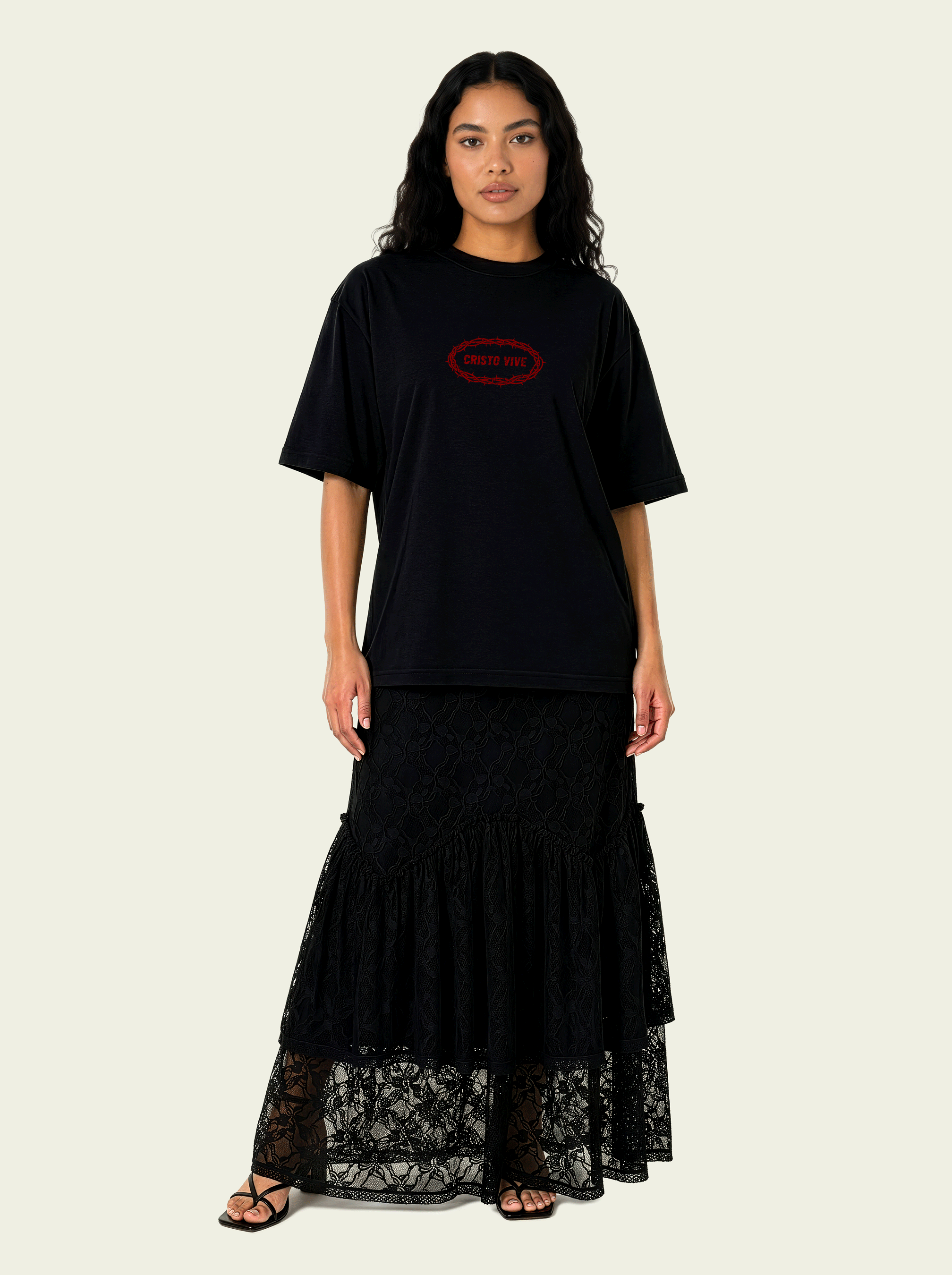 resurrected front print woman regular