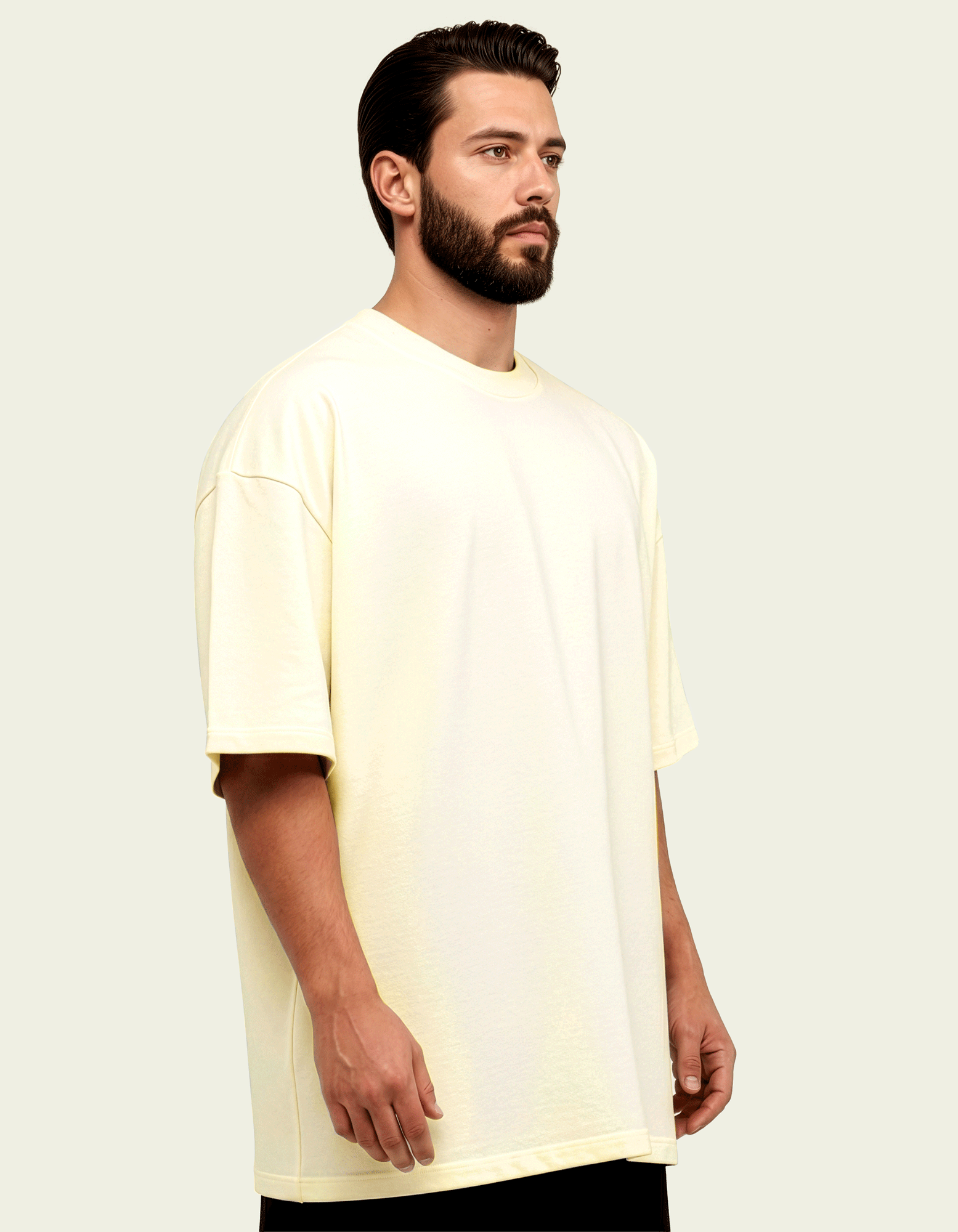 425gsm Resurrected (Back) Print (Off White)
