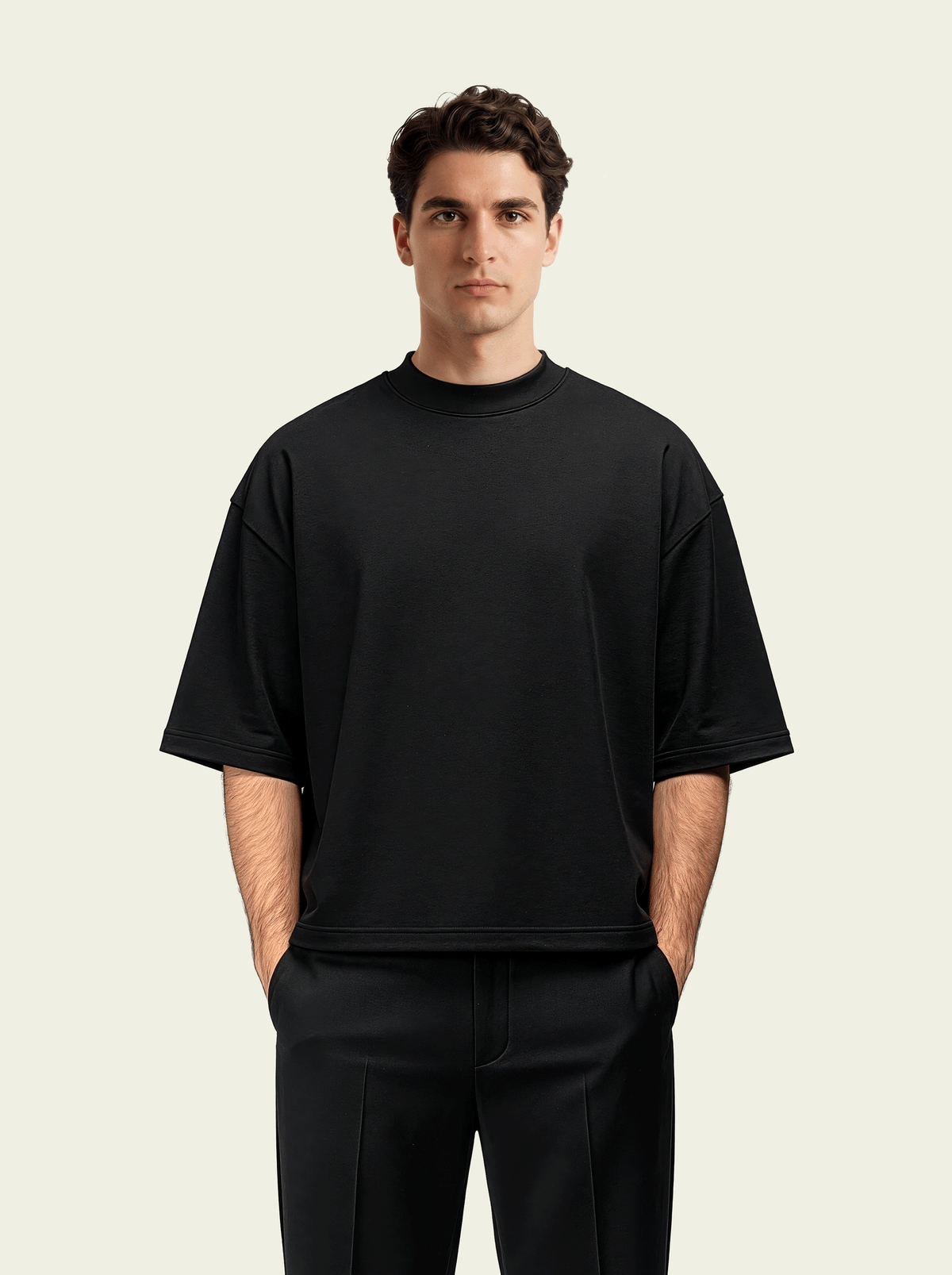280gsm Cropped Cristo Vive Drip Print