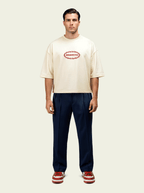 280gsm Cropped Resurrected (Front) Print (Off White)