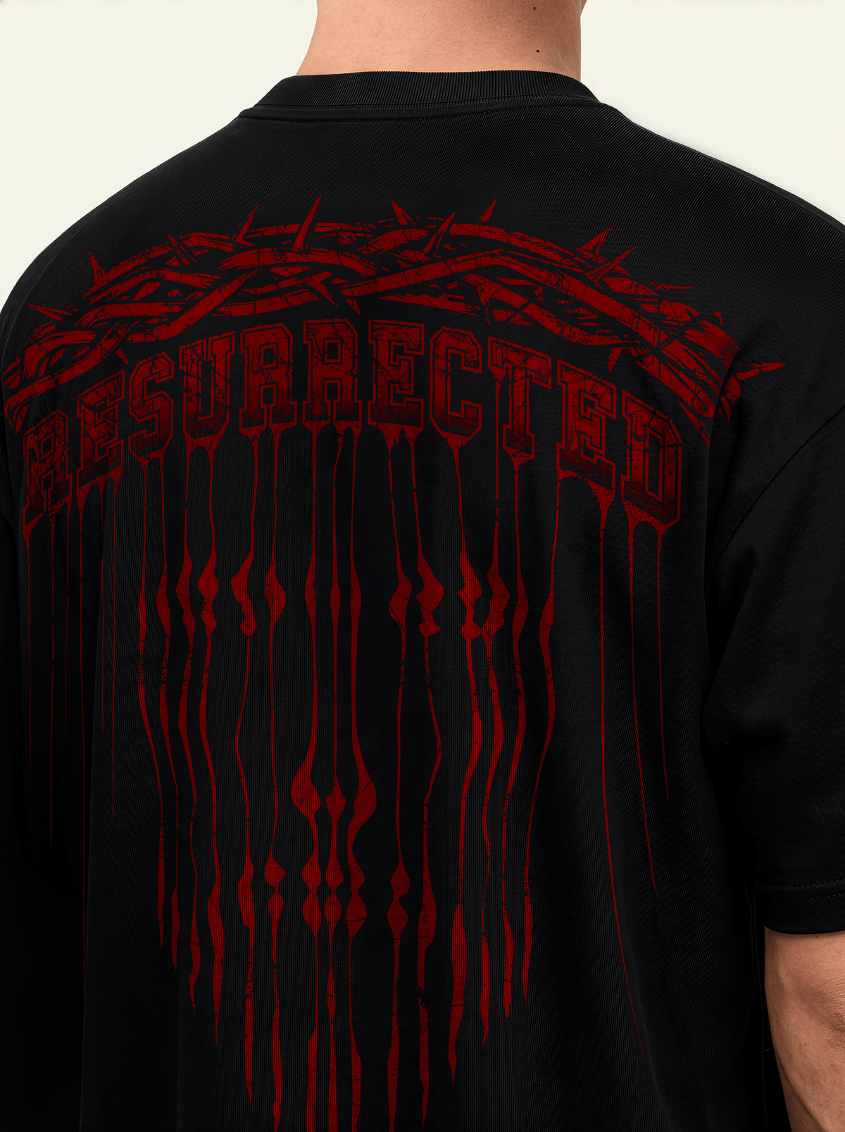 280gsm Cropped Resurrected Drip Print