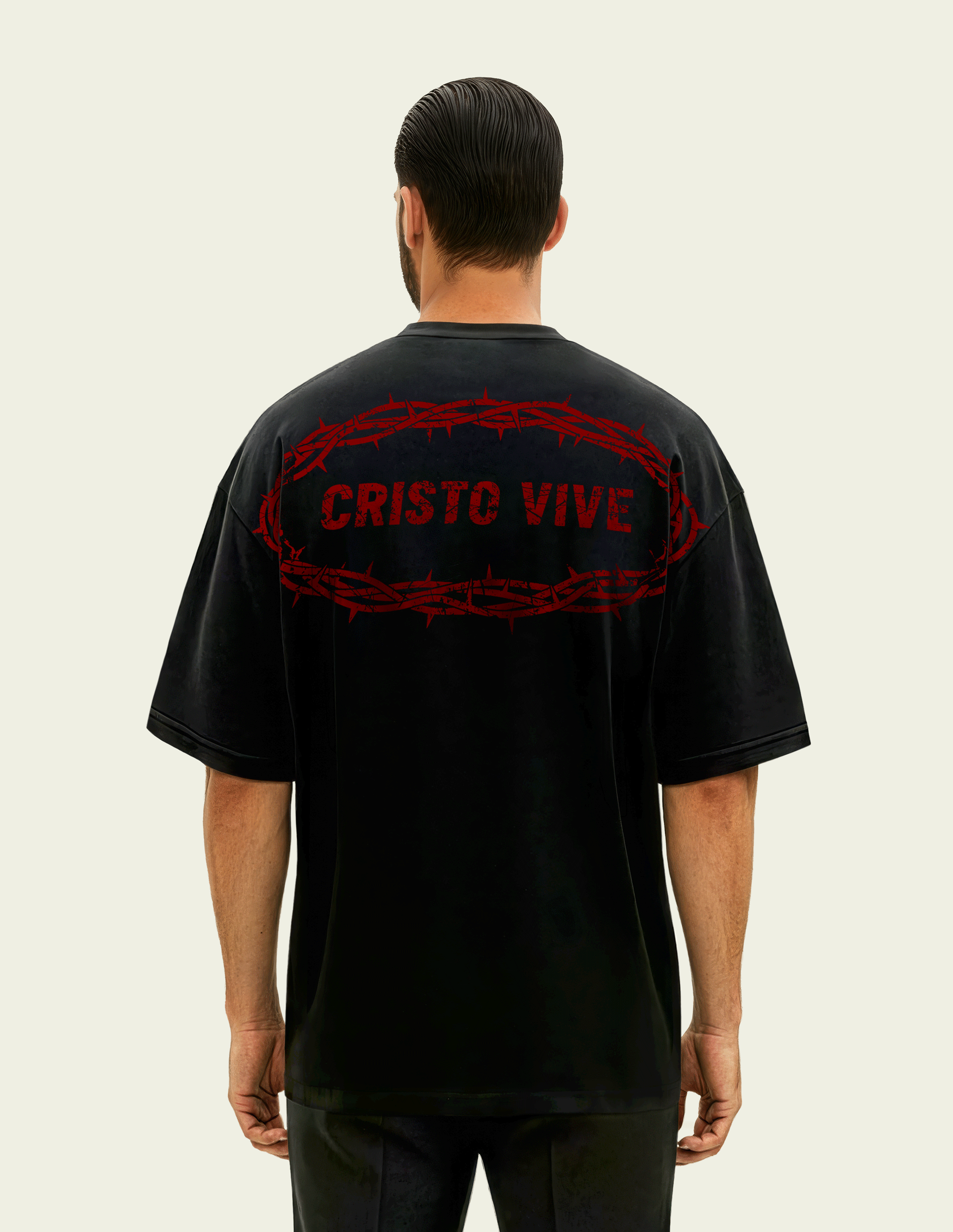 280gsm Cristo Vive (Back) Print