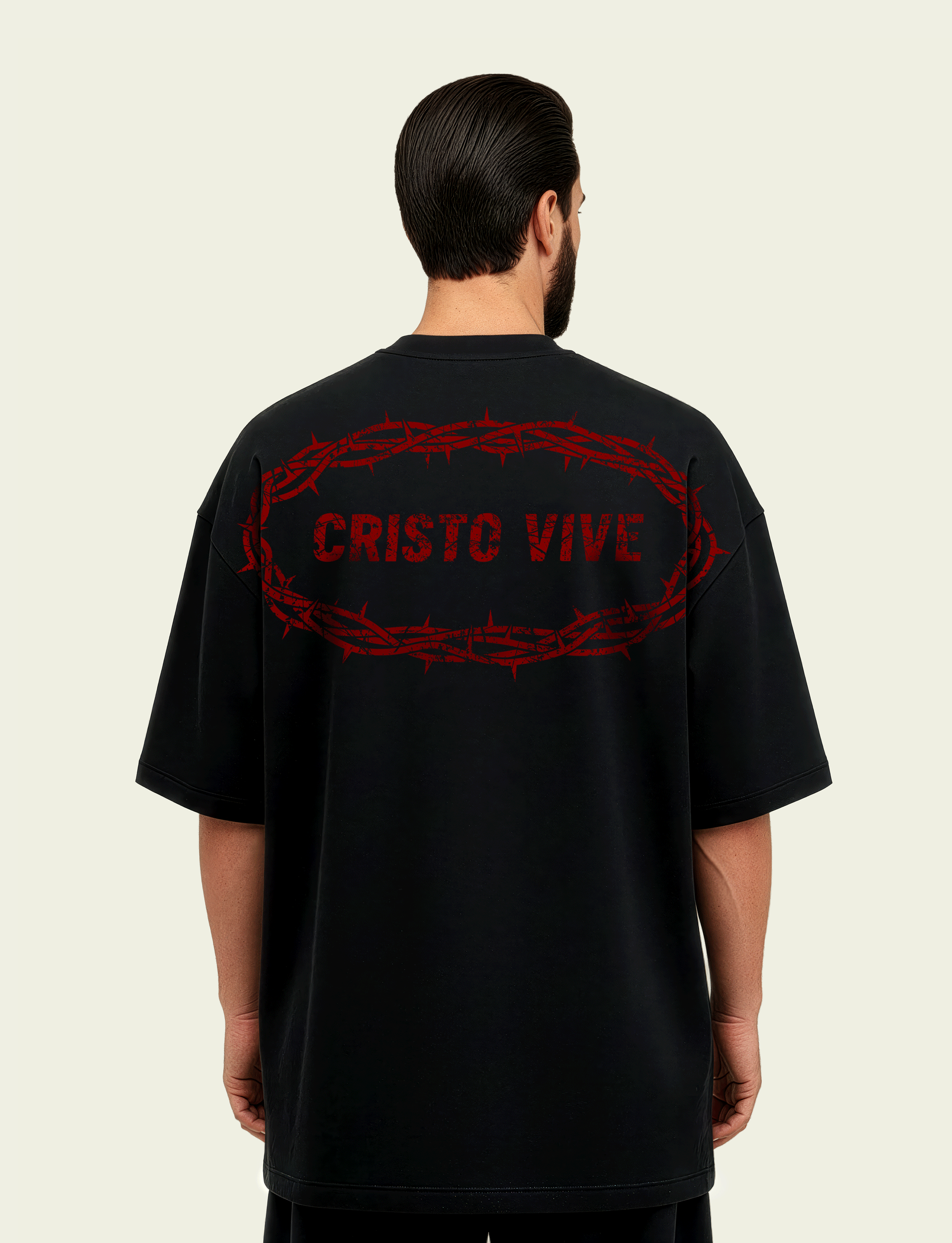 425gsm Cristo Vive (Back) Print