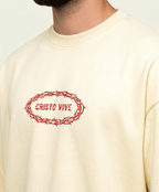 425gsm Cristo Vive (Front) Print (Off White)
