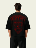280gsm Cropped Cristo Vive Drip Print