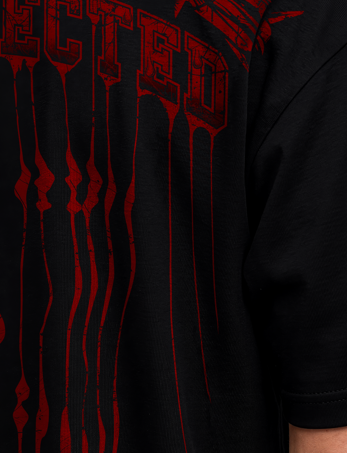 280gsm Cropped Resurrected Drip Print